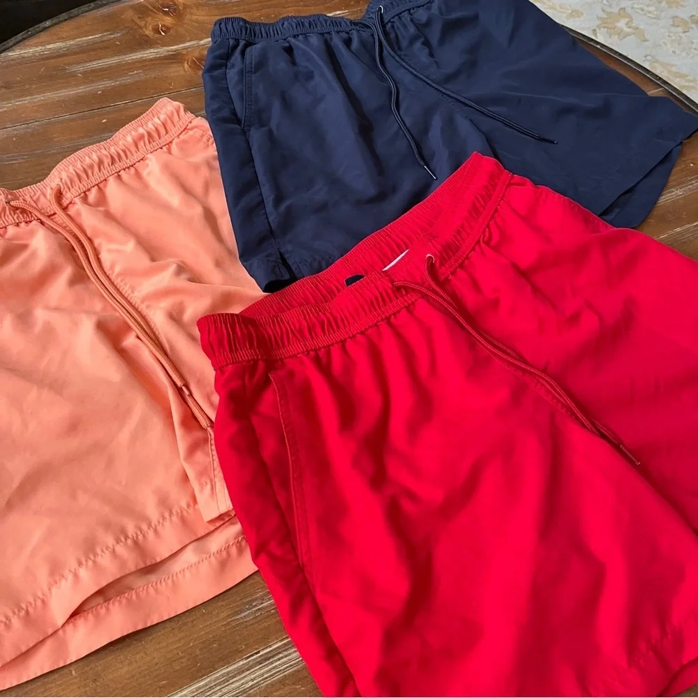 Men’s swim trunks. Bundle of 3. Medium.